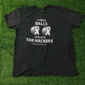 Grey Golf Breast Cancer Foundation Graphic Tee